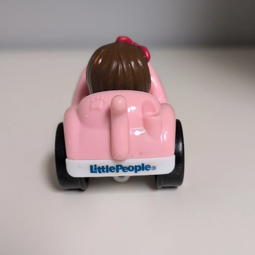*RARE* Little People Wheelies Mia, Pink Kitty Cat Car, Rare, HTF, 2015 - Picture 3 of 5